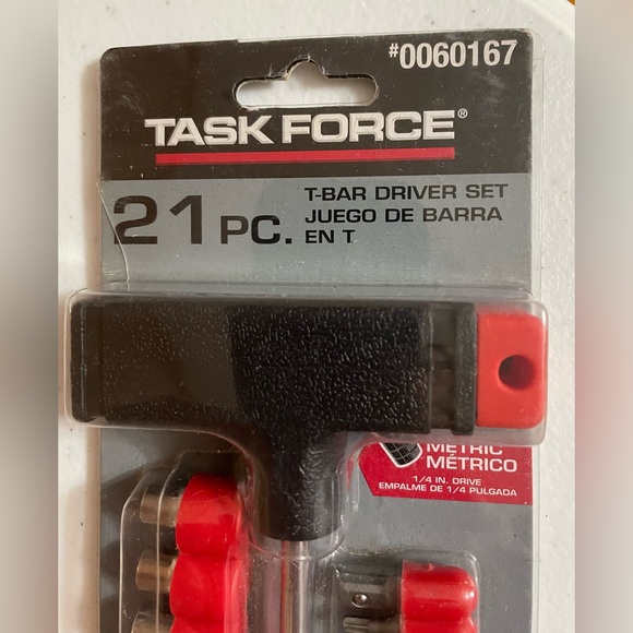 🪛 Task Force T Bar Driver Set - Picture 5 of 6